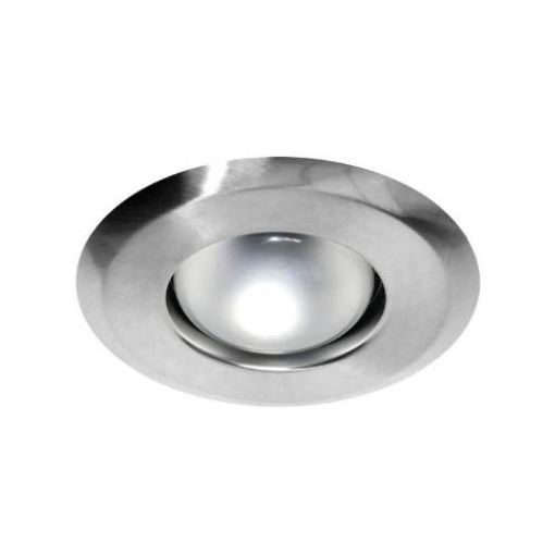 Picture of Σποτ Χωνευτό E27 R63 Στρογγυλό Φ96mm Νίκελ Ματ