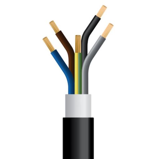 Εικόνα της Καλώδιο E1VV-R (NYY) 5G10mm² Στροφείο