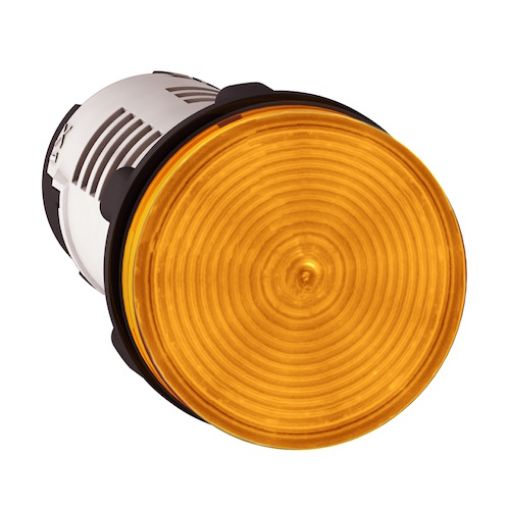 Picture of XB7EV08BP Indicator Light Φ22 Orange Plastic 24VAC/DC LED