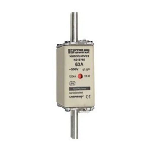 Picture of NH0GG50V63 Knife Fuse (BOX), NH0, 63A, gL/gG, 500V