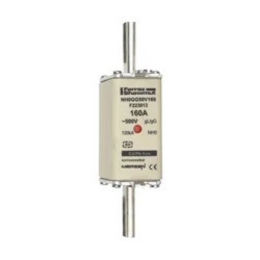 Picture of NH0GG50V160 Knife Fuse (BOX), NH0, 160A, gL/gG, 500V