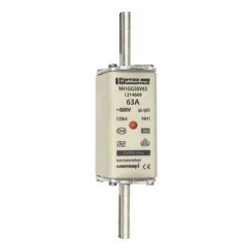 Picture of NH1GG50V63 Knife Fuse (BOX), NH1, 63A, gL/gG 500V AC