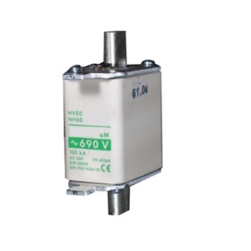 Picture of Knife Fuse (BOX), NH000, 80A, aM, 690V