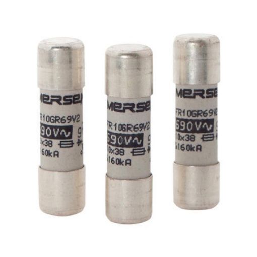 Picture of FR10GG50V1 Fuse Cylindrical 10x38mm, 1A, gL/gG, 500V AC