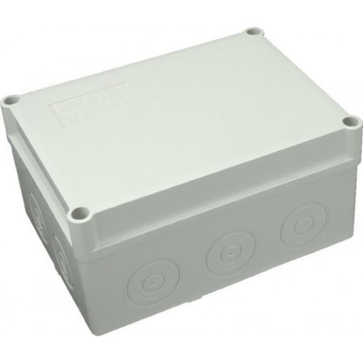 Picture of Junction Box Plastic Smooth 240x190x90mm IP55 S-BOX 516
