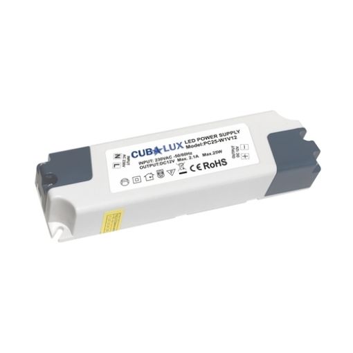 Picture of Power Supply Plastic 25W 12VDC IP20 145x38x22 130529
