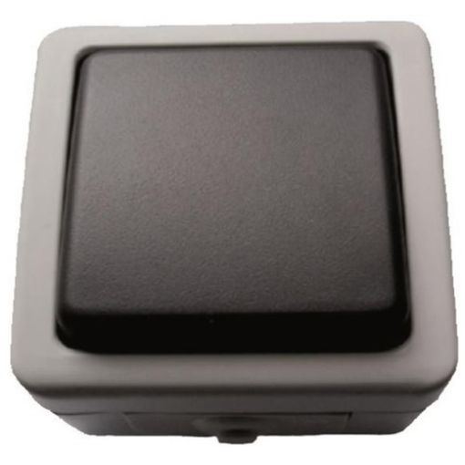 Picture of Doorbell Button Outdoor Gray IP54 147-12236