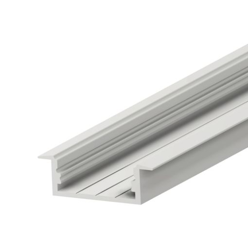 Picture of Aluminum Profile Recessed Wide Silver 2m 131081