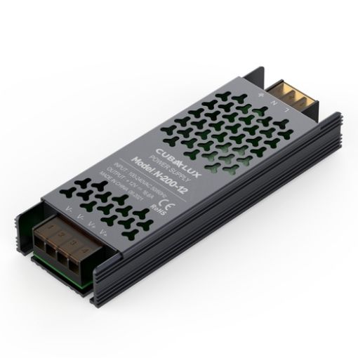 Picture of Power Supply Metal 200W 12VDC IP20 500051