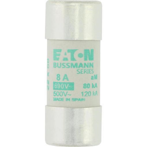 Εικόνα της C22M8 Ασφάλεια Κυλινδρική, 22x58mm, 8A, aM, 690V AC
