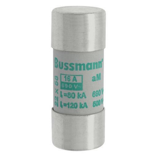Εικόνα της C22M16 Ασφάλεια Κυλινδρική 22x58mm, 16A, aM, 690V AC