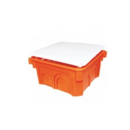 Εικόνα της Καπάκι Κουτιού Διακλάδωσης 80x80mm Πλαϊνά Κουμπώματα 09-21003-075