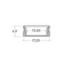 Picture of Aluminum Profile 6.9x12.6 Silver 2m (pcs.) 160067