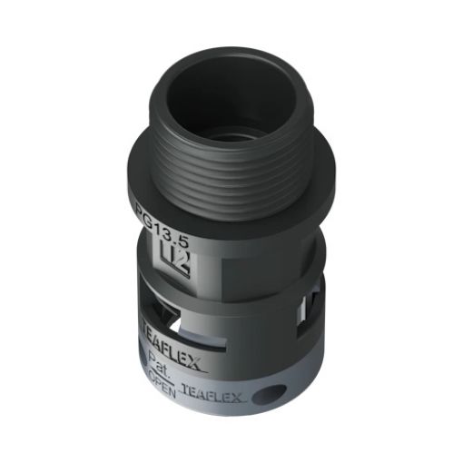 Picture of PG13.5 Cable Gland for Spiral Φ12 IP66 Black 6BSM12P13