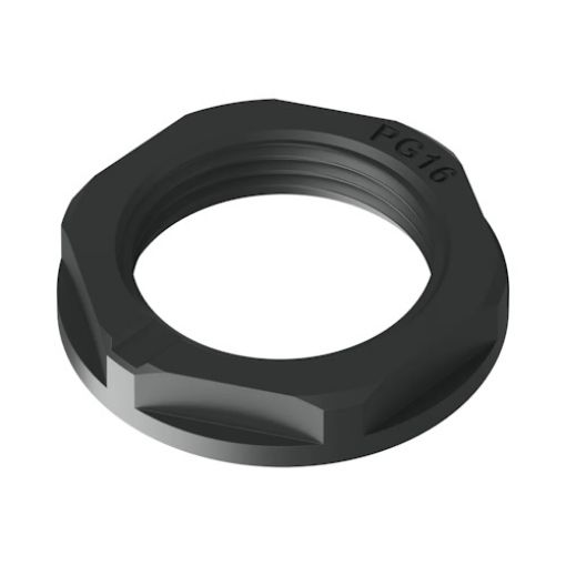 Picture of Nut PG16 Black DPN24
