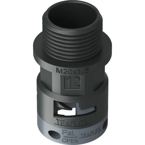 Picture of M20x1.5 Fitting for Spiral Φ12 IP66 Black 6BSM12M20