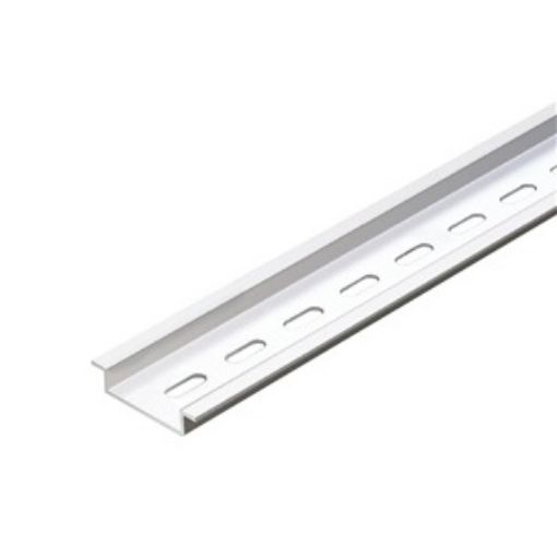 Picture of Aluminum Panel Ω Rail 1m Perforated 1.1mm/7.5mm HC-707