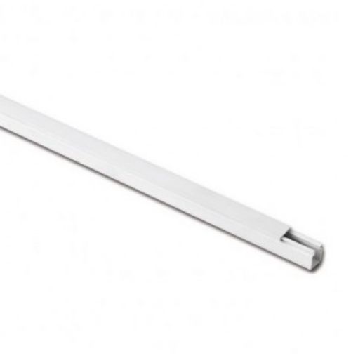 Εικόνα της Κανάλι Αυτοκόλλητο 16x16mm Λευκό A Ποιότητας