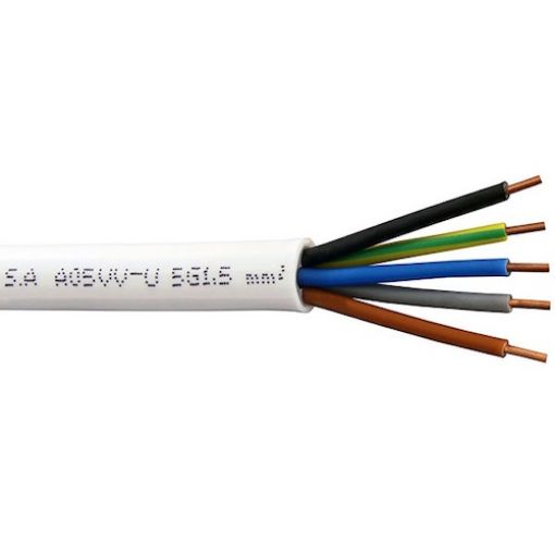 Εικόνα της Καλώδιο A05VV-U (NYM) 5G1.5mm²