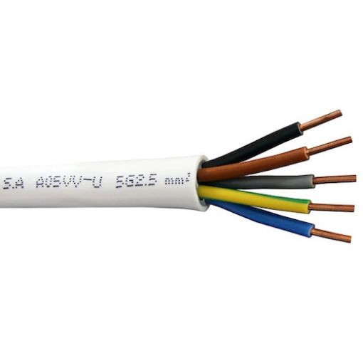 Εικόνα της Καλώδιο A05VV-U (NYM) 5G2.5mm²