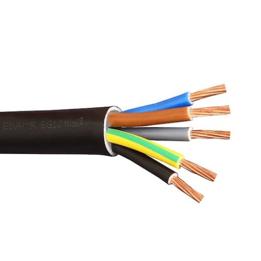 Εικόνα της Καλώδιο E1VV-R (NYY) 5G10mm² Στροφείο