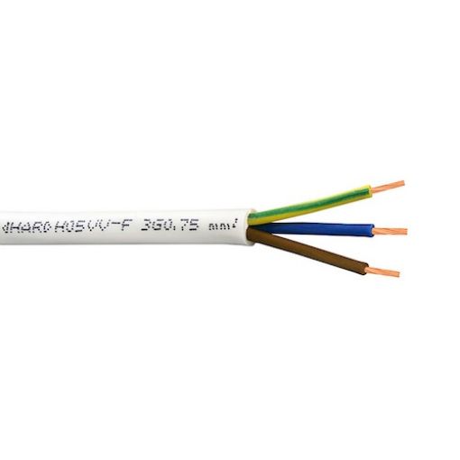 Εικόνα της Καλώδιο Εύκαμπτο H05VV-F (NYLHY) 3G0.75mm²