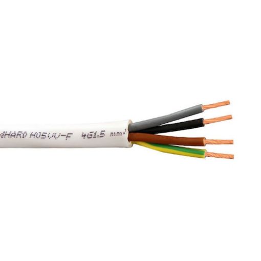 Picture of Καλώδιο Εύκαμπτο H05VV-F (NYMHY) 4G1.5mm² Μαύρο