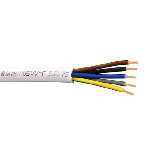 Εικόνα της Καλώδιο Εύκαμπτο H05VV-F (NYLHY) 5G0.75mm²