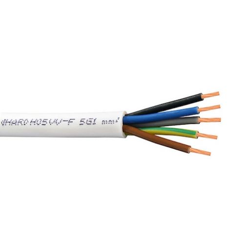 Εικόνα της Καλώδιο Εύκαμπτο H05VV-F (NYMHY) 5G1mm²