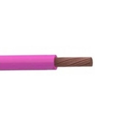 Εικόνα της Καλώδιο H05V-K (NYAF) 0.50mm² Ροζ