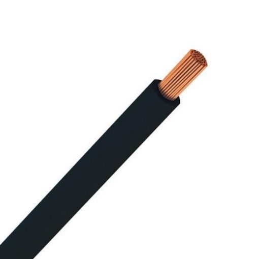 Εικόνα της Καλώδιο H07V-K (NYAF) 1.5mm² Μαύρο