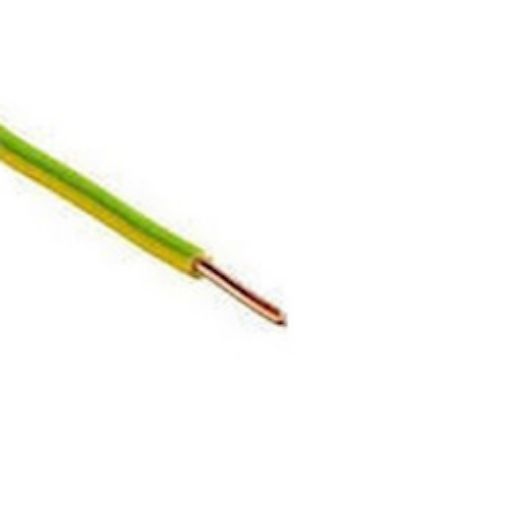 Εικόνα της Καλώδιο Κωδώνων 1x0.8mm² Κιτρινοπράσινο