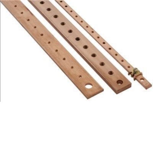 Picture of Copper Bar 32x5 with M6 Holes (1m) 400A BRF1020