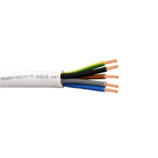 Εικόνα της Καλώδιο Εύκαμπτο H05VV-F (NYMHY) 5G2.5mm² Στροφείο