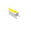 Εικόνα της Κανάλι Αυτοκόλλητο 12x12mm Λευκό A Ποιότητας