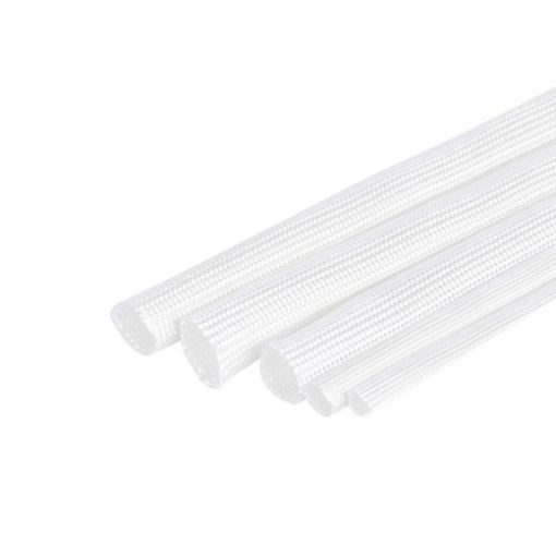 Picture of Fiberglass Spaghetti Φ8 High Temperature 550°C,600V White SB-TGS SBW
