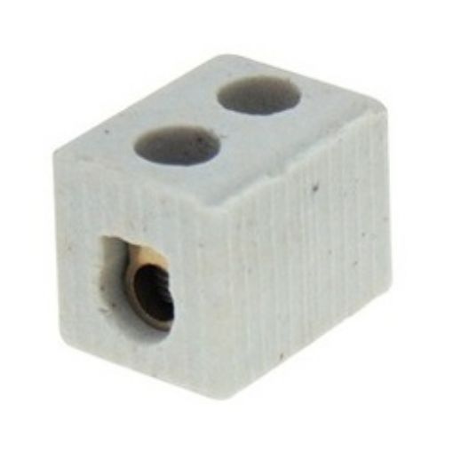 Picture of Porcelain Terminal Block 1P 10mm² 15A 600°C 1512 FRH