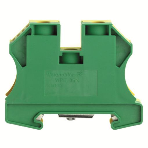 Picture of WPE 35N Grounding Rail Terminal 35 mm² 1717740000