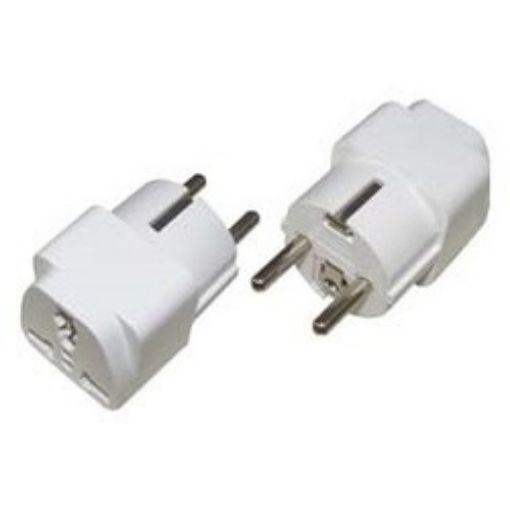 Picture of Adapter Male Schuko Plug to Female Universal LLE91234-1 LZ