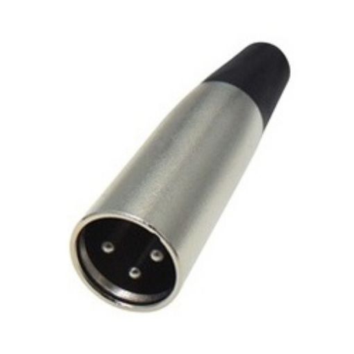 Picture of CANON Male 3P Cable Plug NICKEL JT-2077 (LZ110) JKG