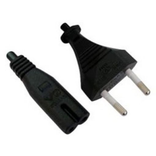 Picture of Power Cable 2x0.75mm² 1.8m Black Eight YUN