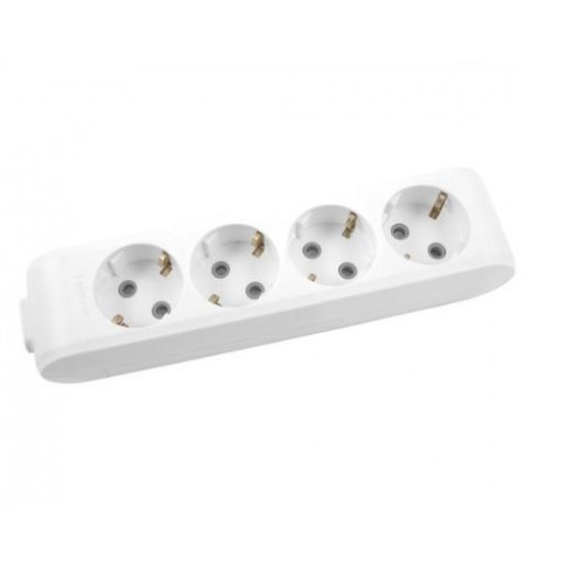 Picture of WLTB04402WH 4 Socket Power Strip without Cable White