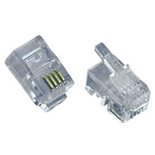 Picture of Telephone plug 4P4C (small handset) YH4-402 (SS320) CZT