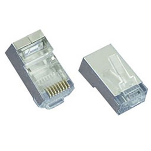 Εικόνα της Φις RJ45 8P8CS CAT5e Θωρακισμένο YH8-801 (SS320) CZT