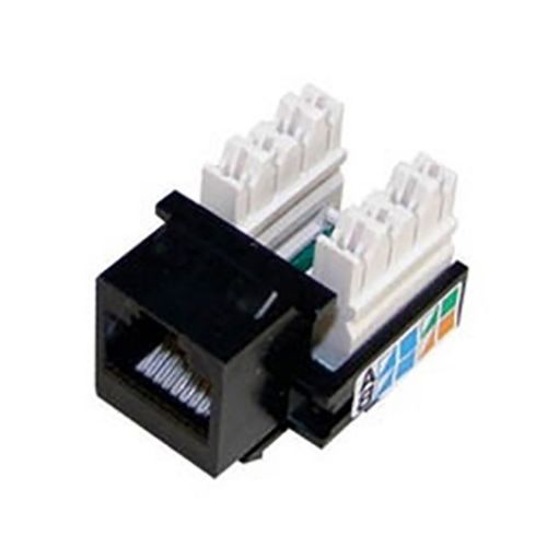 Picture of JACK RJ45 CAT5E Female Black 406372-2 AMP SUT