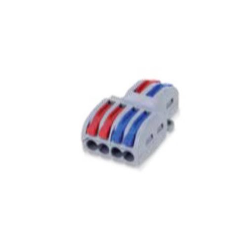 Εικόνα της Κλέμμα Ταχείας Σύνδεσης Διπολική 2 σε 4 0.5-4mm² 450V