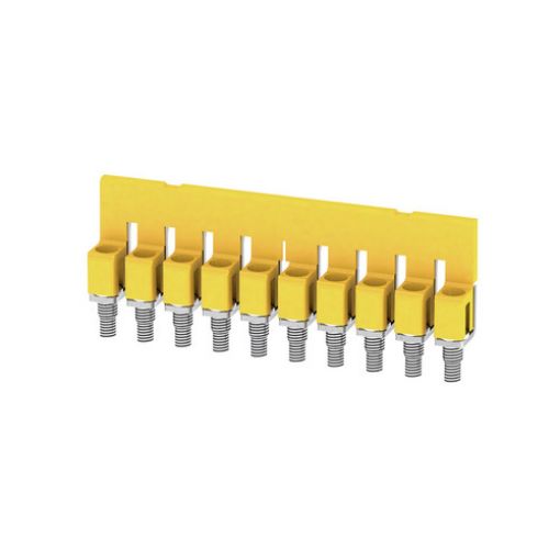 Picture of WQV 4/10 10-Position Screw Bridge for 4 mm² Rail Terminal Blocks 1052060000