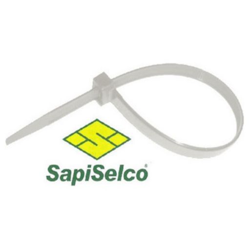 Picture of SEL.2.202 Cable Ties 100x2.5 White PA-6.6 (pack of 100 pcs.)