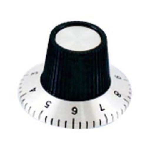 Picture of Plastic Potentiometer Knob 6.4mm/15mm with numbering RN-113A SCI