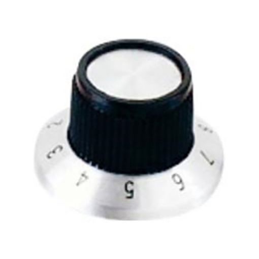 Picture of Plastic Potentiometer Knob 6.4mm/15.2mm with numbering RN-117A SCI